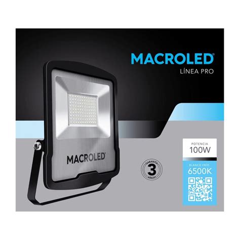 Reflector LED Pro 100W AC100 Frío 6500K IK08 Sodimac Perú