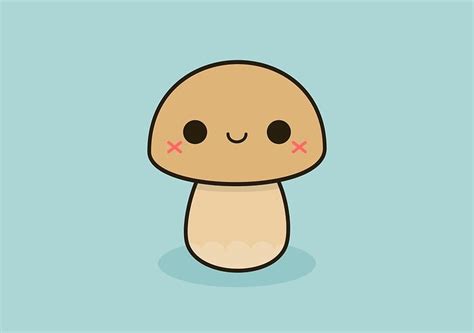 Kawaii Mushroom By Peppermintpopuk Cute Easy Drawings Cute Little