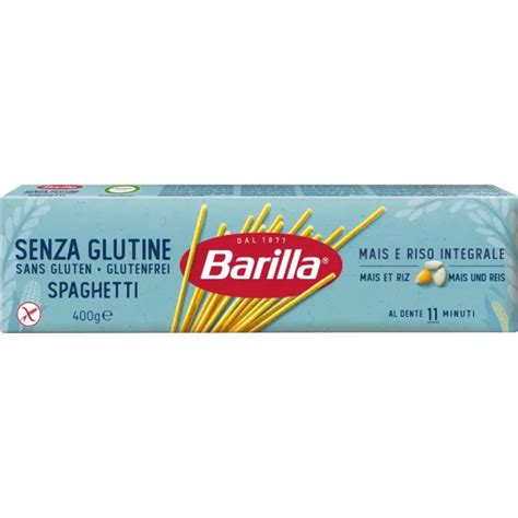 BARILLA Макароны без глютена Spaghetti, 400г, 12шт/ящ купить в интернет ...