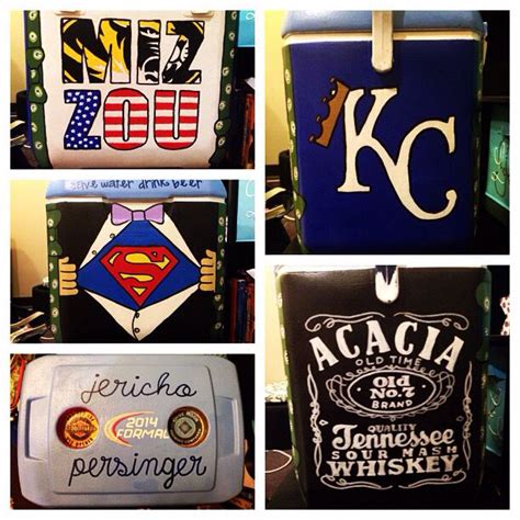 Cooler I Made For Acacias Formal At Mizzou Art Projects Acacia