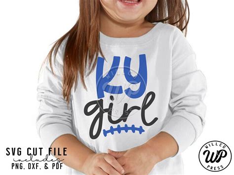 Kentucky Girl Svg Ky Football Svg Png Dxf Svg Files For Etsy