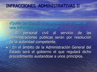 Infracciones Administrativas 2 PPT Descarga Gratuita