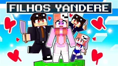 Laysa Tem Filhos Yandere Em Apenas Bloco No Minecraft Youtube