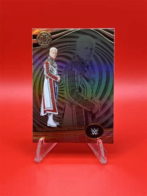 Wwe Chronicles Illusions Cody Rhodes Bronze Parall Le American