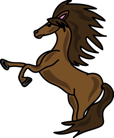 Horse Wild Cartoon · Free Vector Graphic On Pixabay