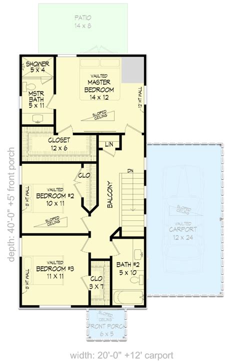 Modern Industrial-style House Plan with Carport - 680014VR ...