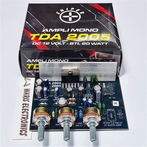 Jual Kit Power Amplifier Mono Tda Dc V Btl W Shopee Indonesia