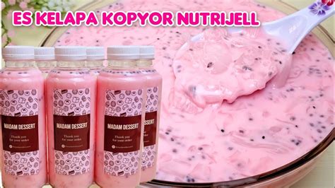 Es Kelapa Kopyor Nutrijell Creamy Seger Banget Cocok Jadi Ide Jualan