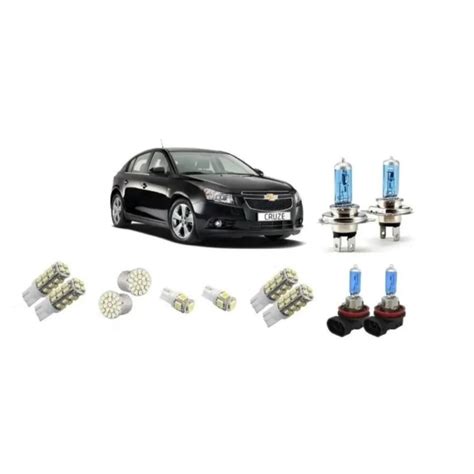 Kit Gm Cruze Lampadas Led Farol Milha Submarino