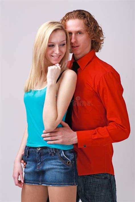 Young Happy Couple Stock Image Image Of Beautiful Face 9546955