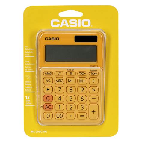 Casio Ms 20uc Rg Orange Calculators Per925389