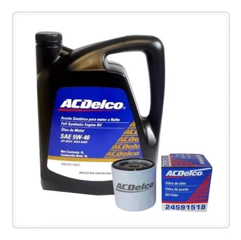 Filtro Aceite Chevrolet Onix Aceite Acdelco W