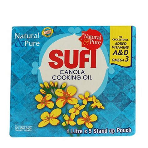 Sufi Canola Cooking Oil Stand Up Pouch Ltr X Price In Pakistan