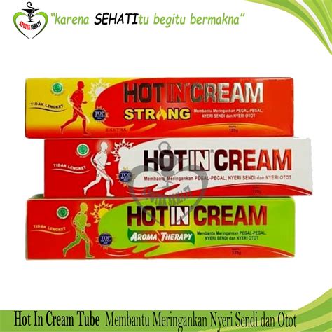 Jual Hot In Cream Tube Krim Mengatasi Nyeri Otot Dan Pegal Shopee