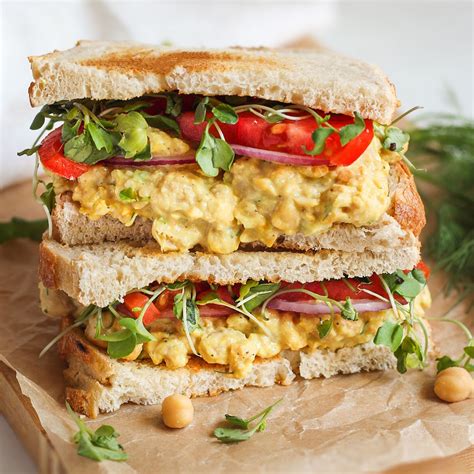 Chickpea Salad Sandwich Its All Good Vegan