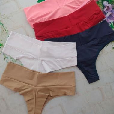 Calcinha Candy Fio Duplo Cós Médio em Algodão Gardens Lingerie Moda Íntima Linha Noite