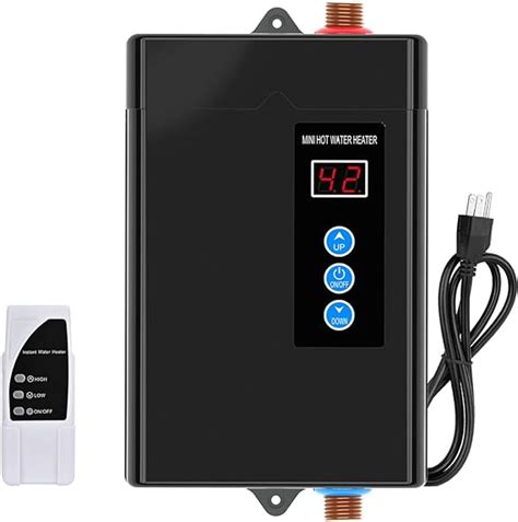 W Tankless Water Heater Electric V Electric Water Heater With Digital Display Instant Hot