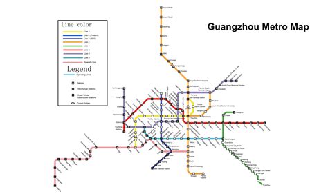 Guangzhou Metro Route Map 2024, Metro Lines, Stations - YoMetro