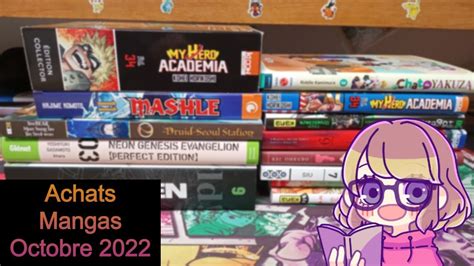 MES ACHATS MANGAS DU MOIS D OCTOBRE 2022 YouTube