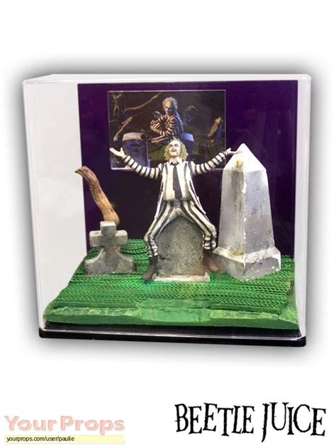 Beetlejuice Original Miniature Tomb Stones Original Movie Prop