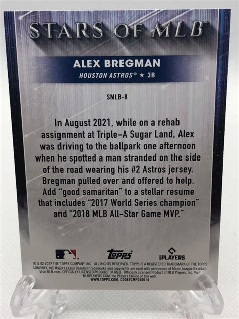 Alex Bregman SMLB 8 Prices 2022 Topps Stars Of MLB Baseball Cards