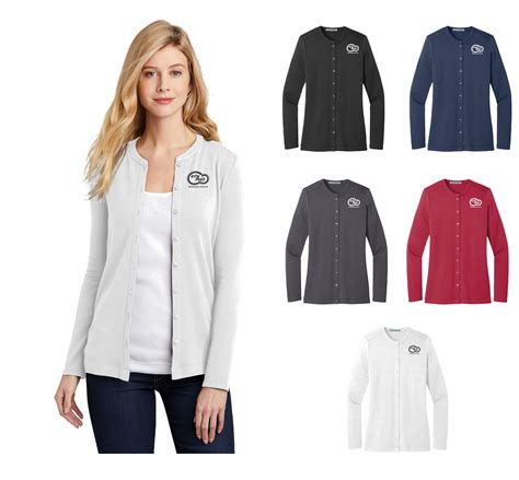 Vitaplus Port Authority® Ladies Concept Stretch Button Front Cardigan