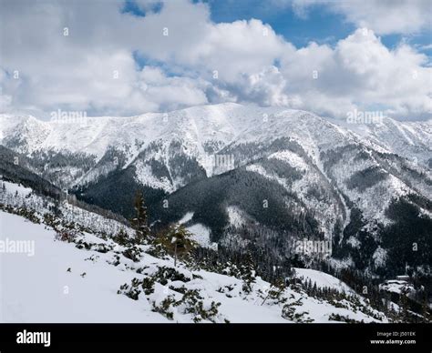 Landscape Of Lower Tatra Mountains Nizke Tatry In Slovakia Stock Photo