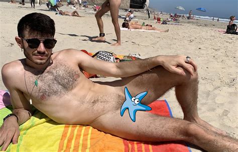 Beach Guy With A Long Penis Dicks Outdoors