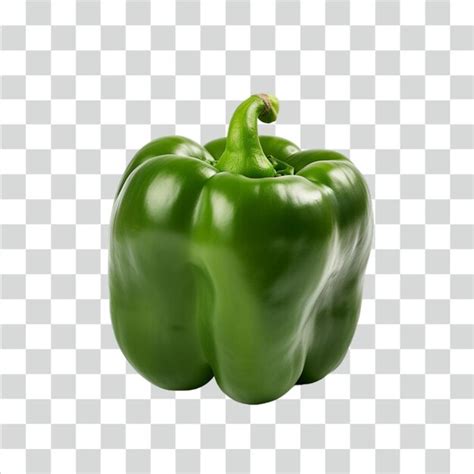 Premium PSD Psd Green Bell Pepper Transparent