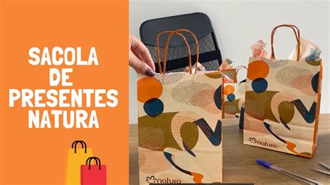 Montando Sacolas Para Presentes Natura Especial Dia Dos PAIS Dicas