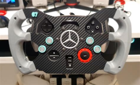 STL File LOGITECH G29 G923 Mclaren GT3 STEERING WHEEL Design To