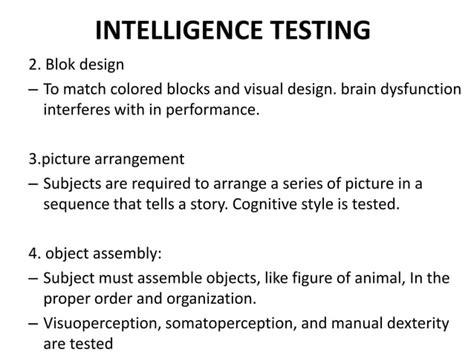 Clinical Neuropsychological Testing Ppt