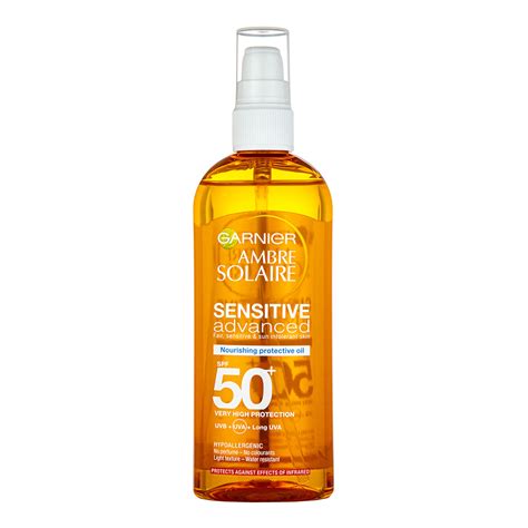 Garnier Ambre Solaire Sensitive Advanced Nourishing Protective Oil Spf