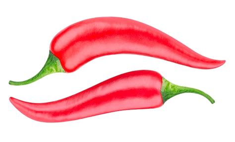 Premium Photo Red Hot Chili Pepper Isolated On White Background