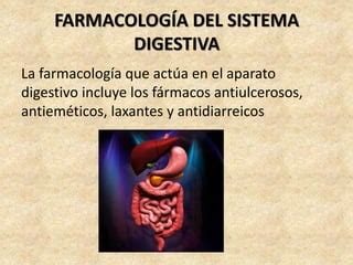 Farmacologia Del Sistema Digestivo Ppt