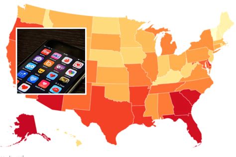 Map Shows The Most Dangerous States For Online Dating Middle East