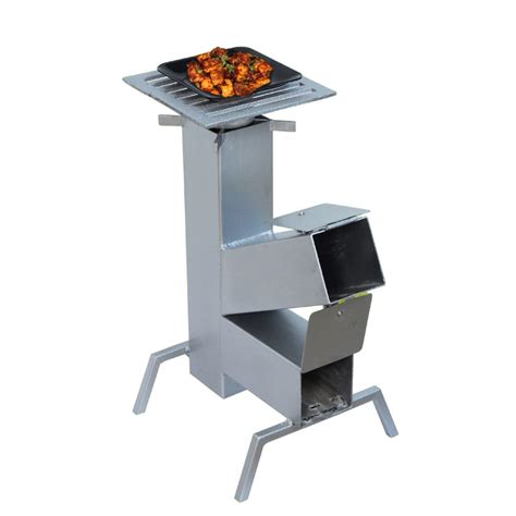 Charcoal Rocket Stove Wood Burning Stove For Home And Camping