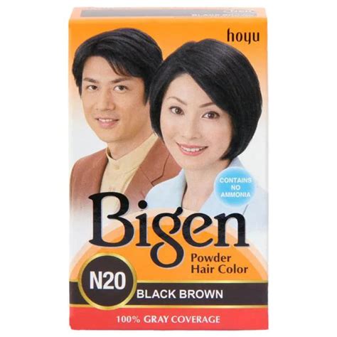 bigen powder hair color black brown    jiomart
