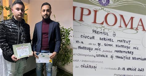 Un Elev Din Finteu U Mic Premiat La Olimpiada Na Ional De Istoria I