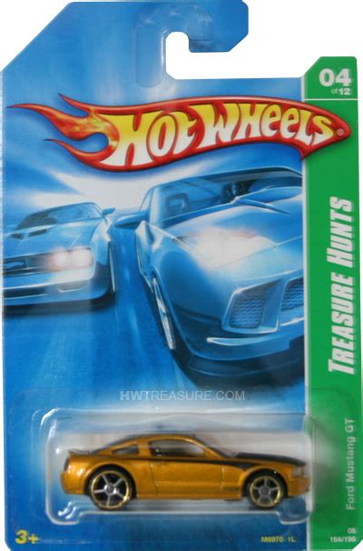 Ford Mustang GT Hot Wheels 2008 Treasure Hunt HWtreasure