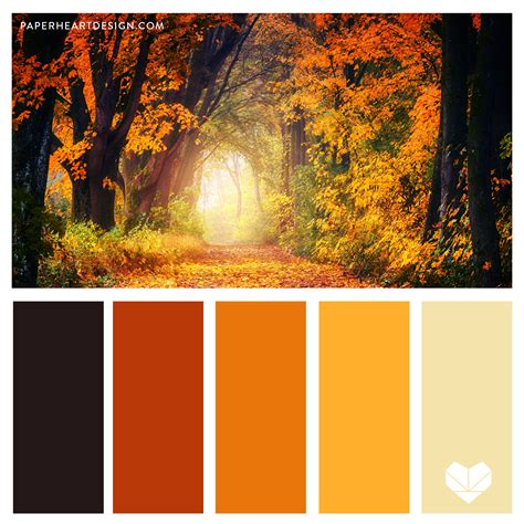 Color Palette: Forest Floor — Paper Heart Design