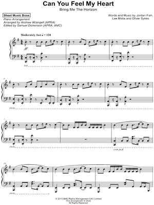 "Can You Feel My Heart" Sheet Music - 3 Arrangements Available Instantly - Musicnotes