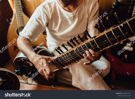 Unrecognisable Indian Musician Playing Sitar Traditional Stock Photo 1700677414 | Shutterstock