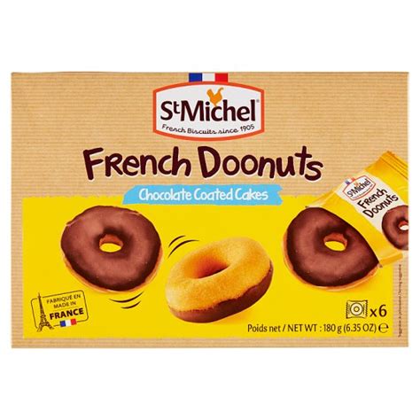 St Michel Donuts Dipped In Milk Chocolate G Tesco Groceries