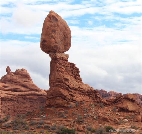 Balanced Rock Arches National Park Utah - Lovebugs and Postcards