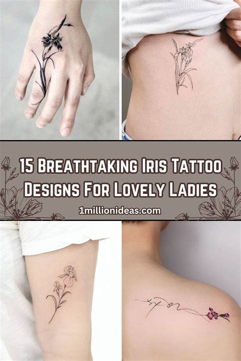 15 Breathtaking Iris Tattoo Designs For Lovely Ladies