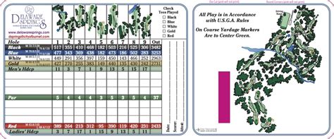 Course Details - Delaware Springs Golf Course