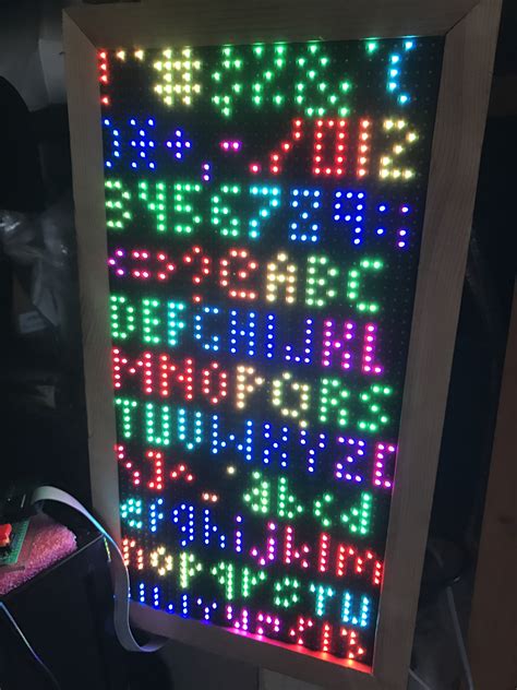 RGB LED Matrix Panels Arduino Hackaday Io