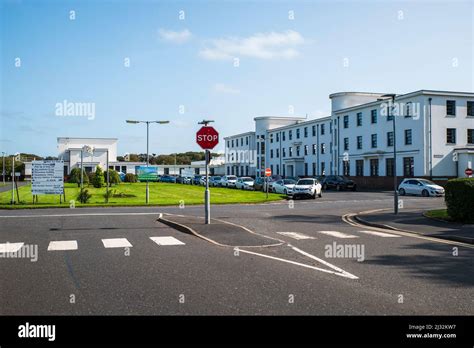entrance  ayrshire central hospital  irvine  north ayrshire scotland stock photo alamy
