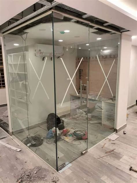 Solid Tempered Frameless Glass Partitions For Office At Rs Sq Ft